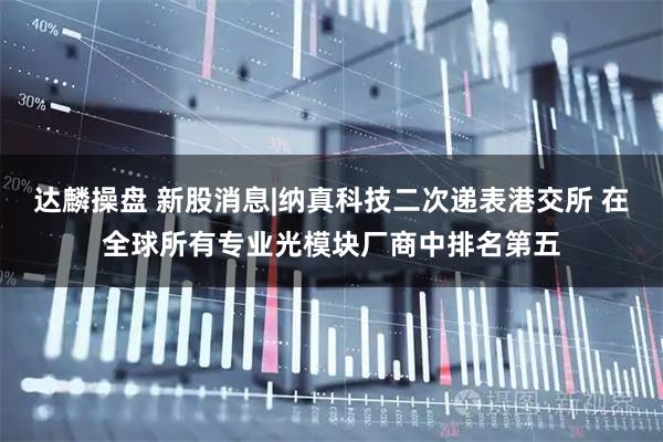 达麟操盘 新股消息|纳真科技二次递表港交所 在全球所有专业光模块厂商中排名第五
